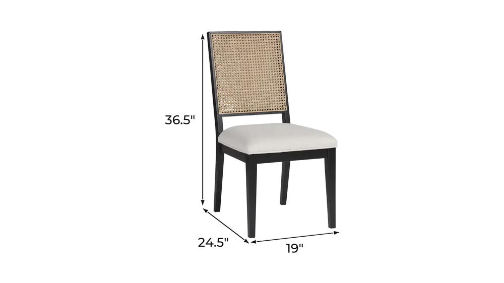 Butterfly Dining Chair - Set of 2 Dimensions