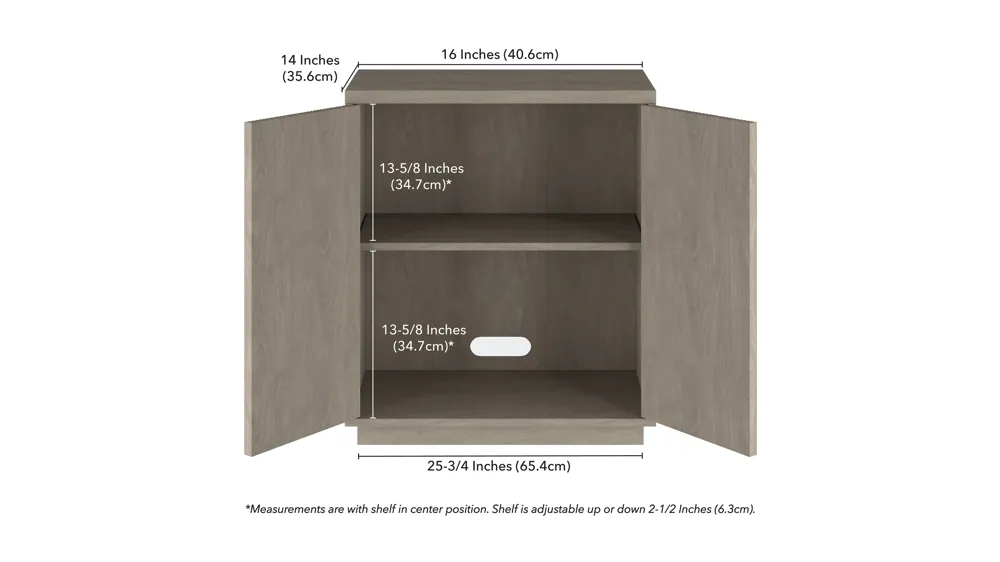 Alston Accent Cabinet Dimensions