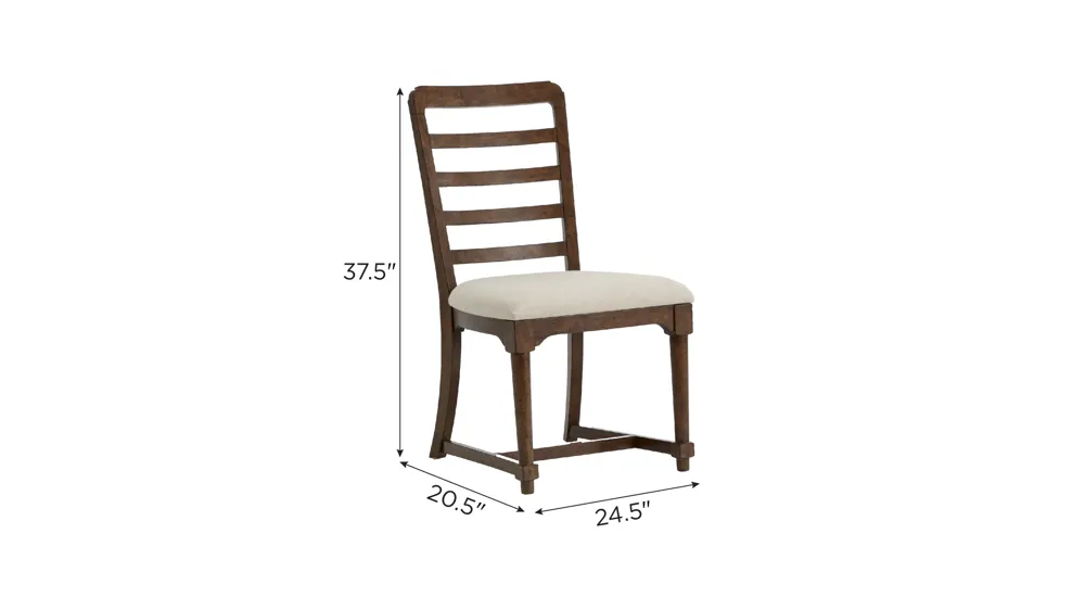 Malaia Side Chair- Set of 2 Dimensions
