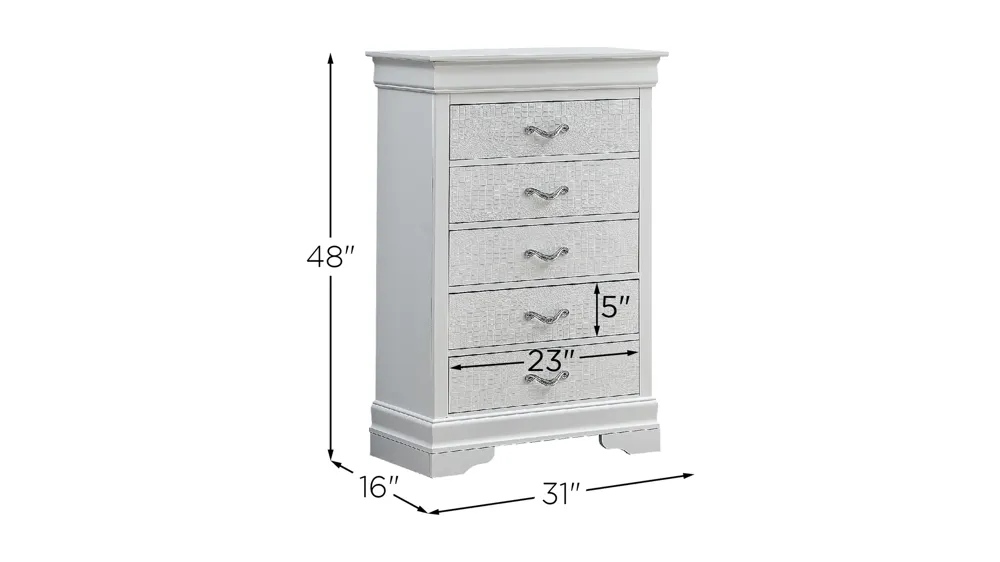 Lorana Chest Dimensions