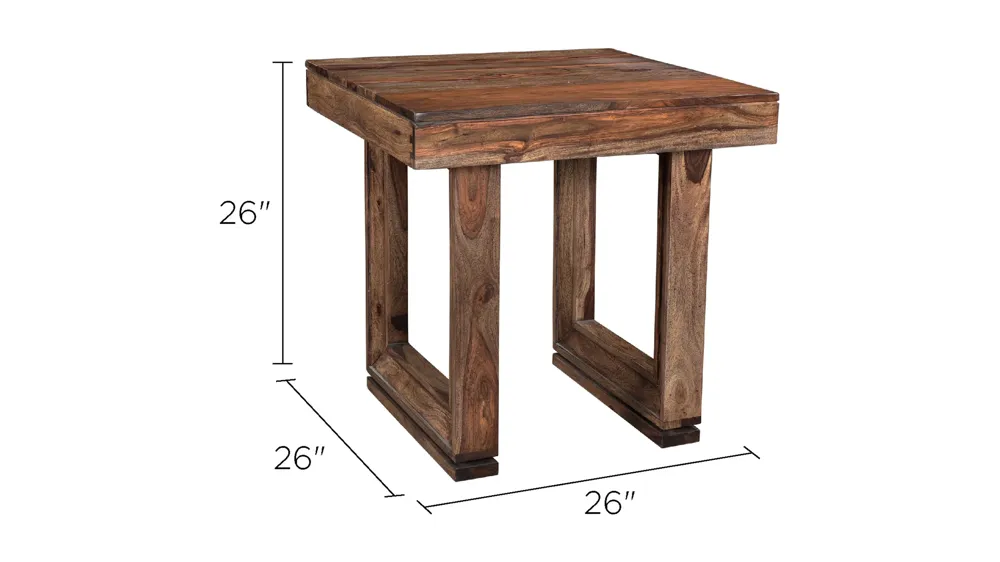 Brownstone End Table Dimensions