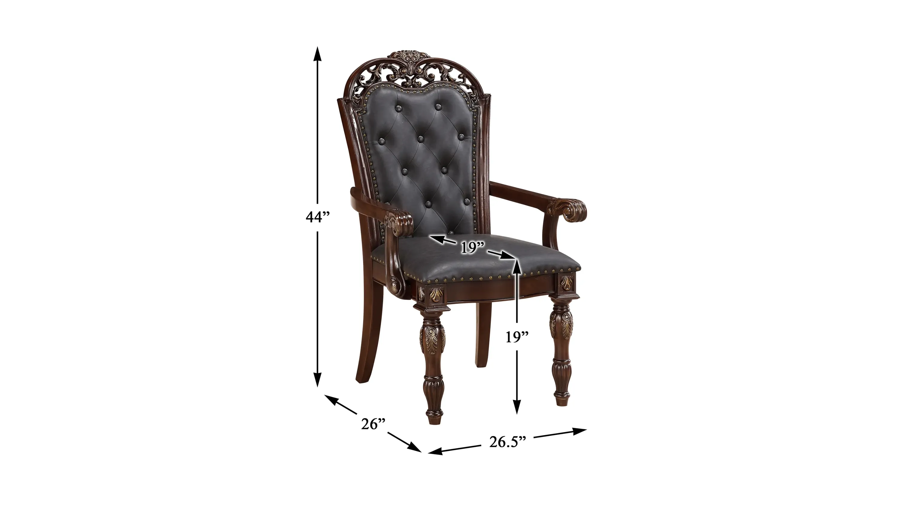 Nova Dining Arm Chair - Set of 2 | Raymour & Flanigan