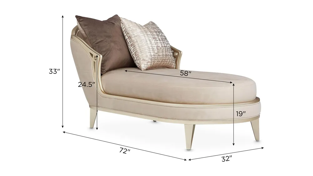 Villa Cherie Chaise Dimensions