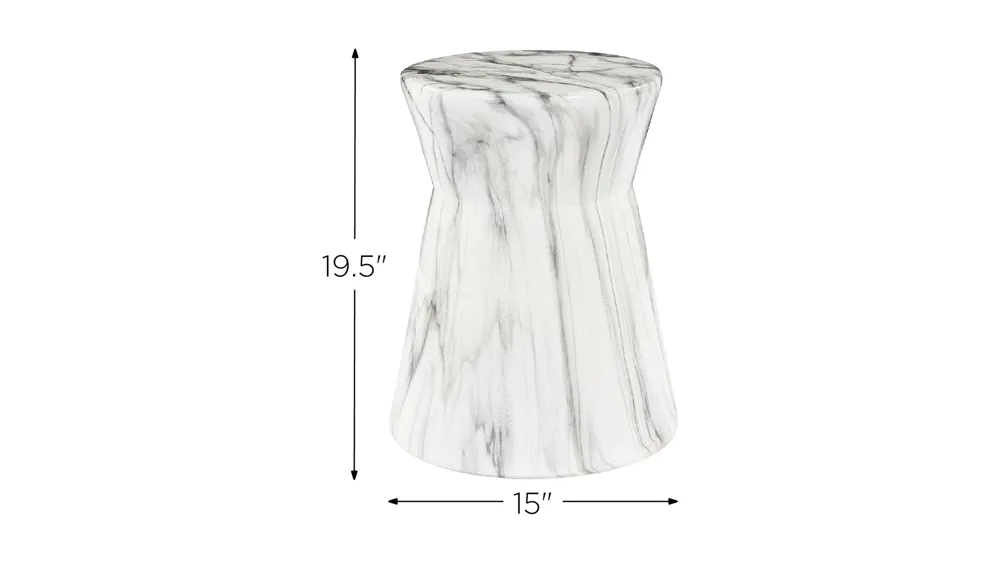 Abruzzo Garden Stool Dimensions