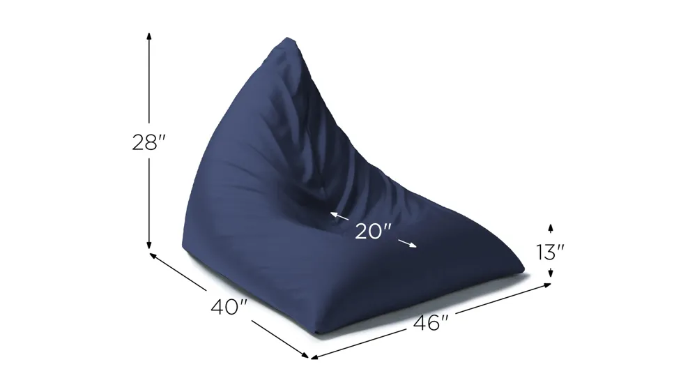 Rami Outdoor Bean Bag Chair Dimensions