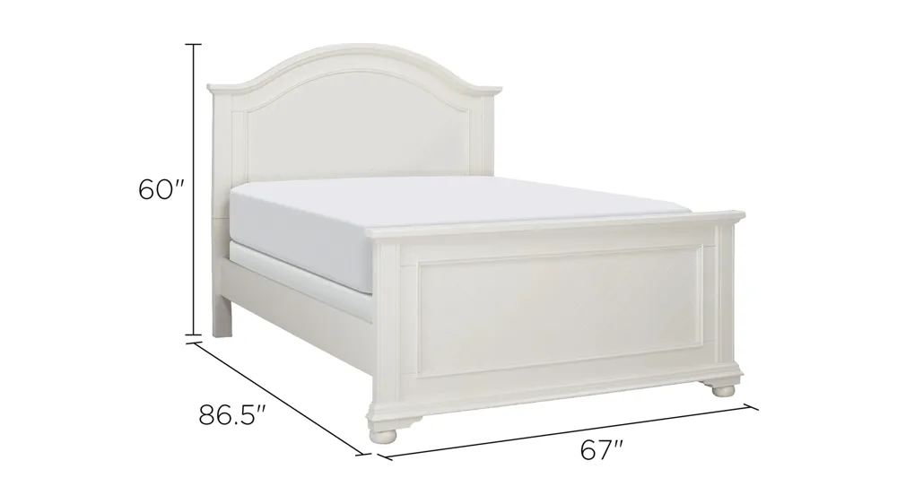 Maevery Queen Panel Bed Dimensions