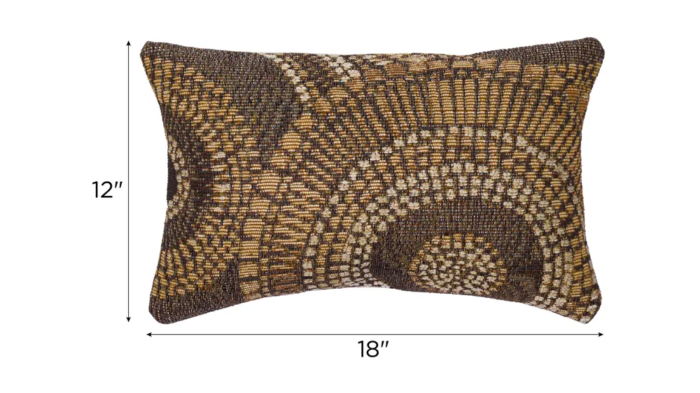 Marina Circles Indoor/Outdoor Pillow Dimensions
