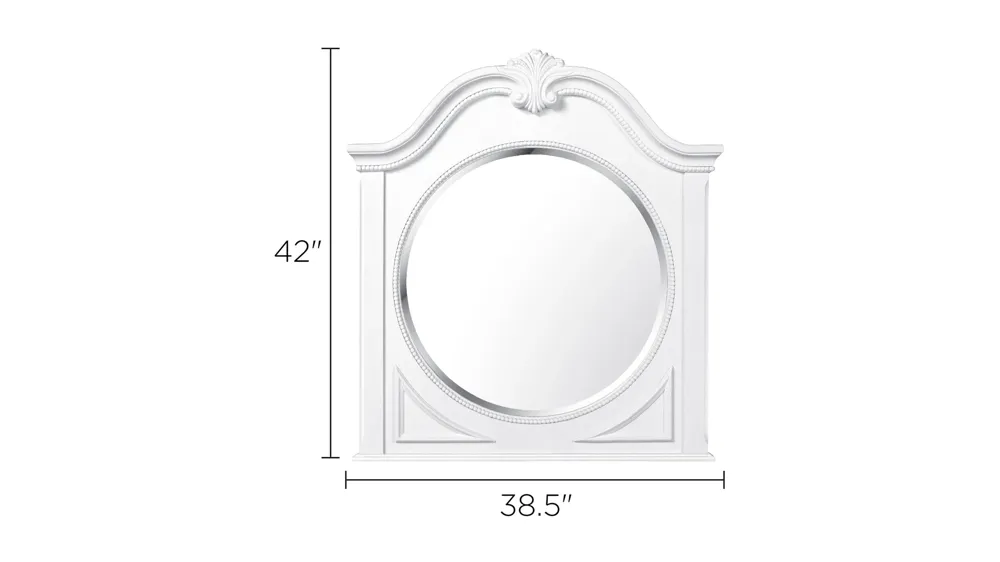 Winnie Bedroom Dresser Mirror Dimensions