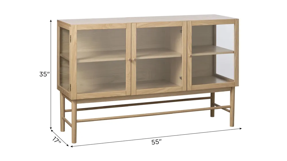Hamilton 3 Door Sideboard Dimensions