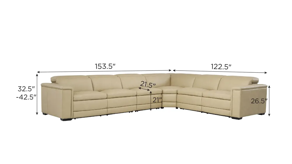 Finnegan 4-pc. Power Reclining Sectional | Raymour & Flanigan
