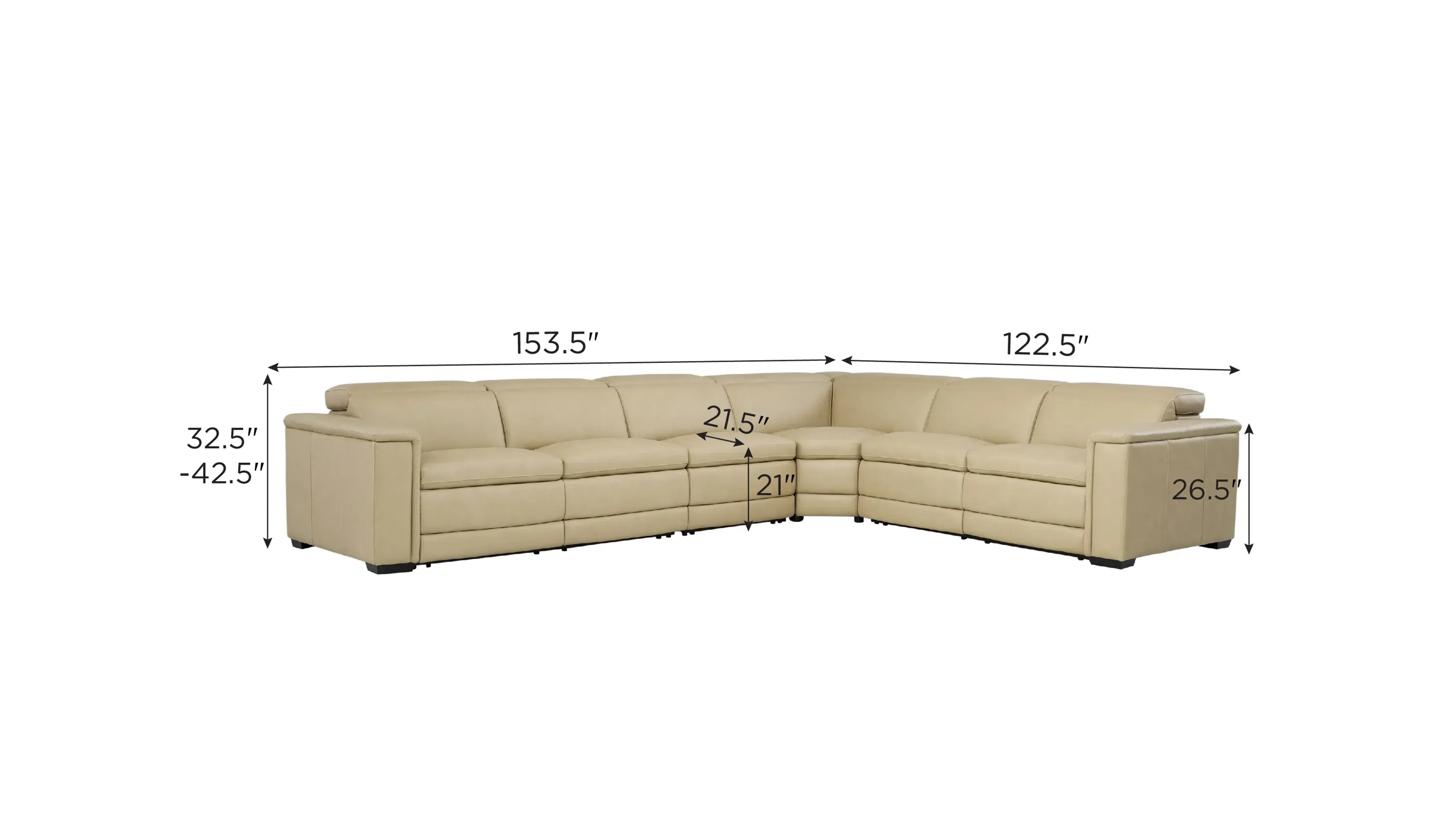 Finnegan 4-pc. Power Reclining Sectional | Raymour & Flanigan