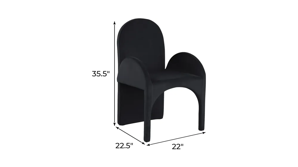 Summer Dining Arm Chair - Set of 2 Dimensions
