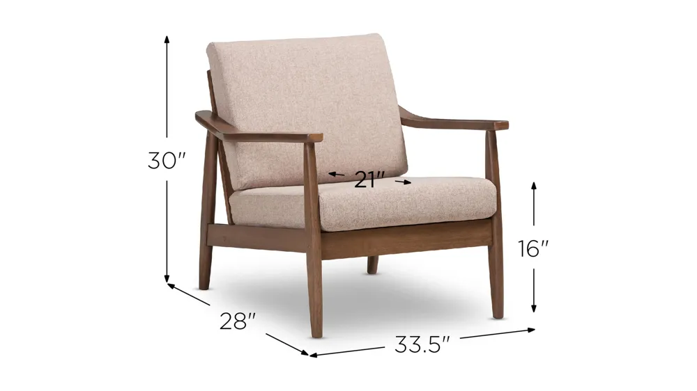 Venza Lounge Chair Dimensions