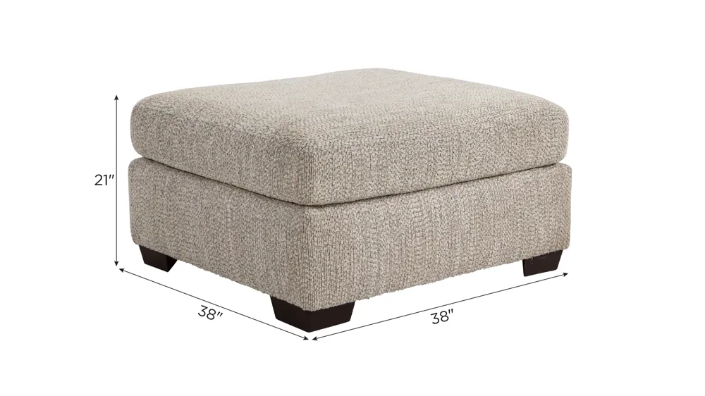 Becker Cocktail Ottoman Dimensions