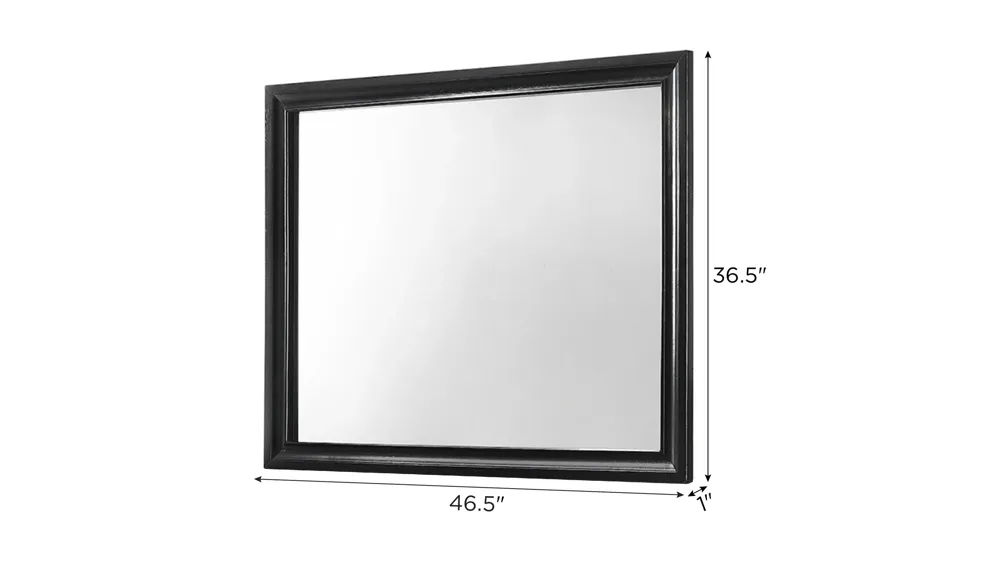 Regata Bedroom Dresser Mirror Dimensions