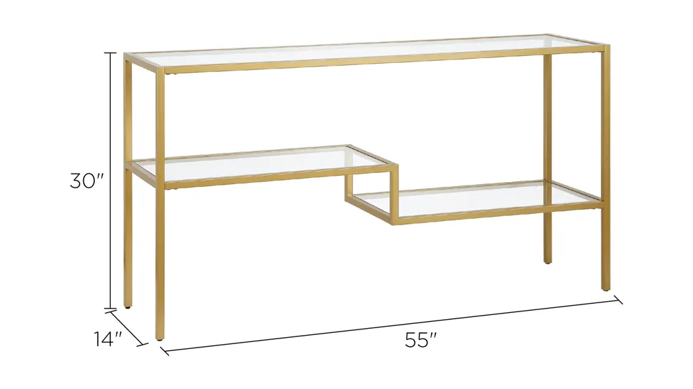 Grebe Rectangular Accent Table Dimensions