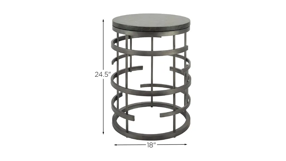 Collington Round Chairside Table Dimensions