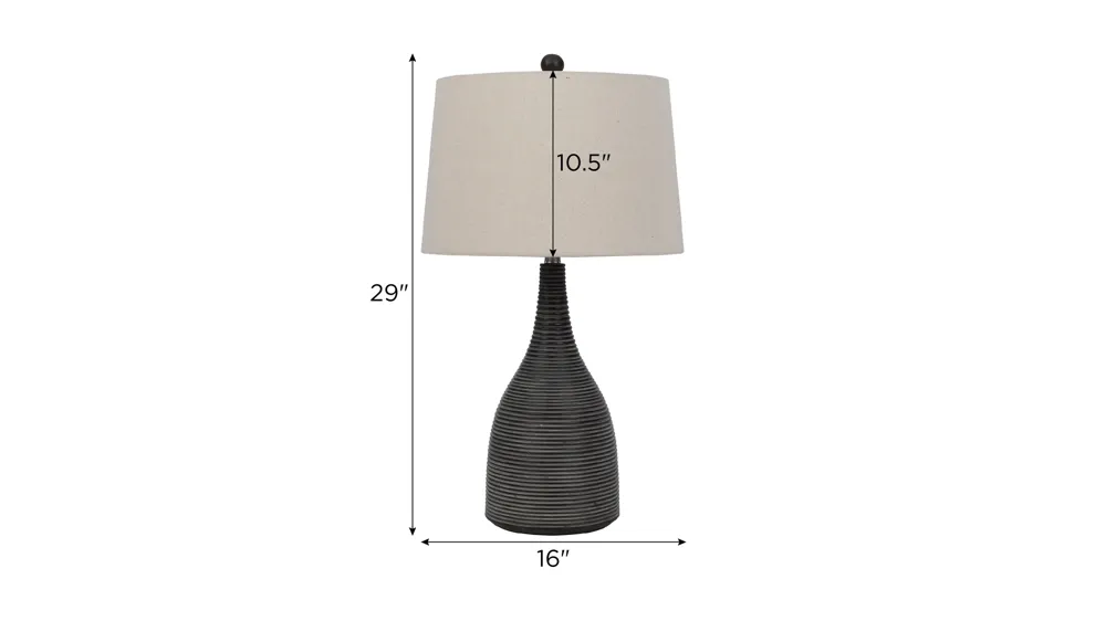 Kaneohe Table Lamp Dimensions