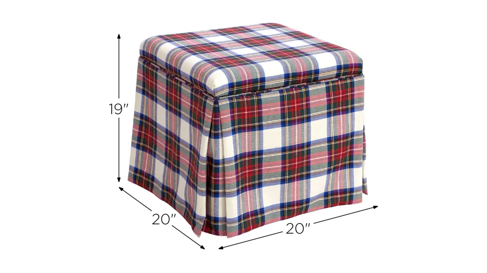 Merry Storage Ottoman Dimensions