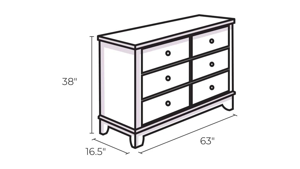 Lily Dresser Dimensions