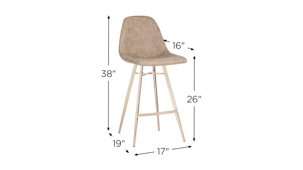 Breeda Counter Stool Dimensions