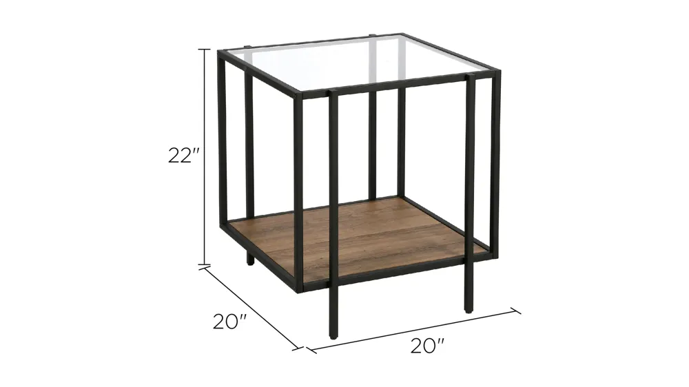 Fable Square End Table Dimensions