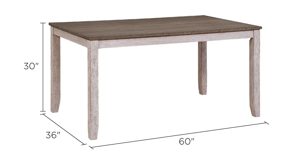 Samuel Dining Room Table Dimensions
