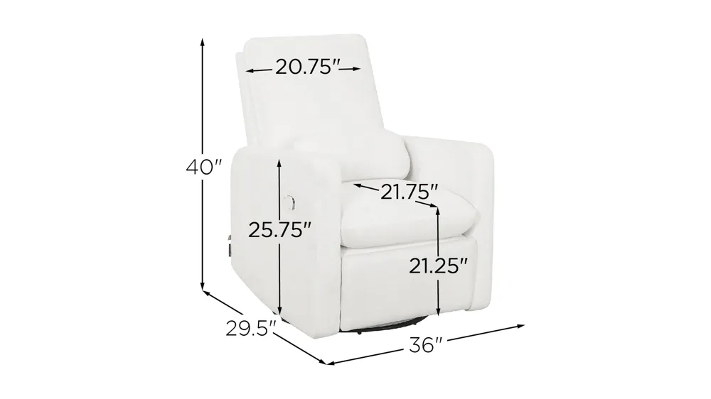 BabyGap Recliner By Delta Children Dimensions