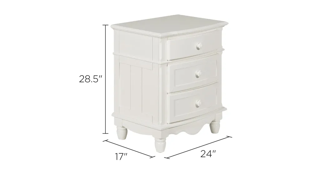 Willow Point Nightstand Dimensions