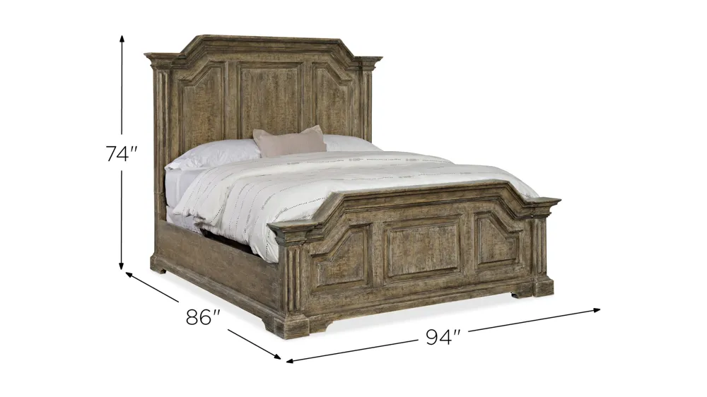 La Grange Panel Bed Dimensions