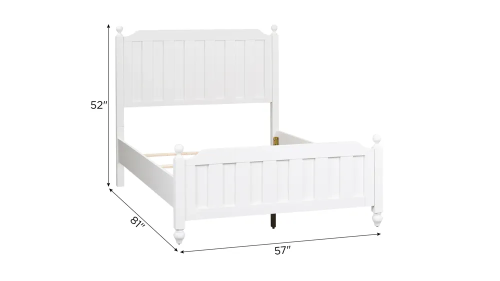Cottage View Full Panel Bed Dimensions