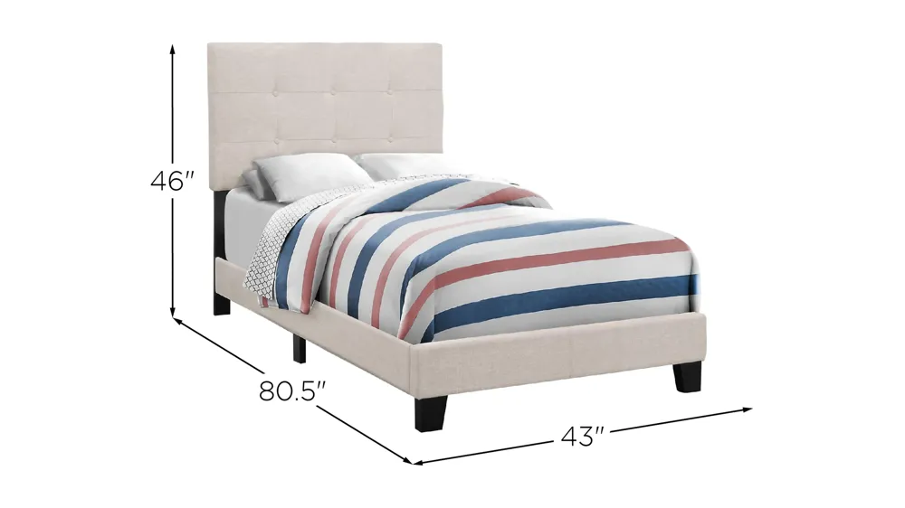 Monarch Specialties Youth Bed Dimensions