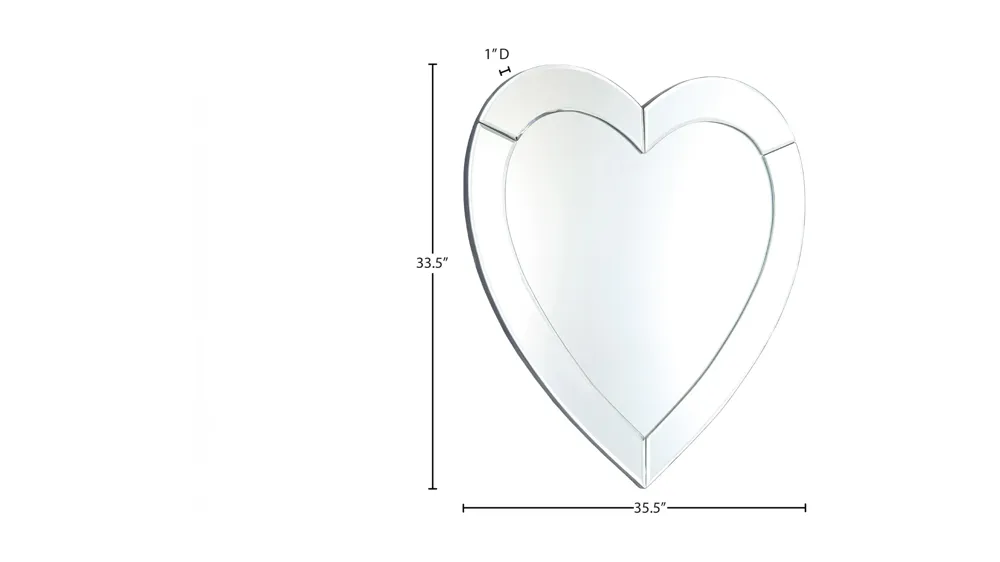 Heart Mirror Dimensions