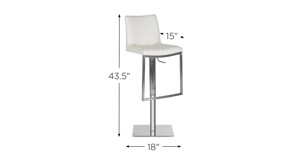 Wade Swivel Bar Stool Dimensions