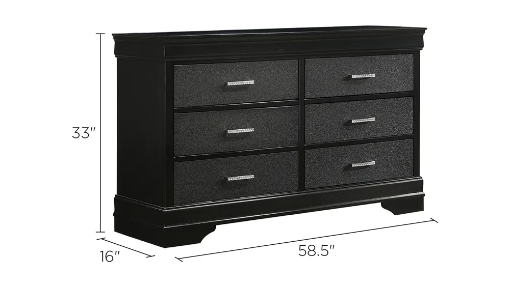 Amalia Bedroom Dresser Dimensions