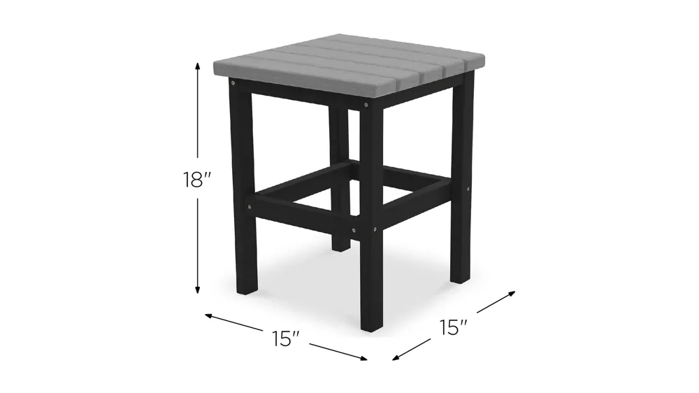 Icon Outdoor Square Side Table Dimensions