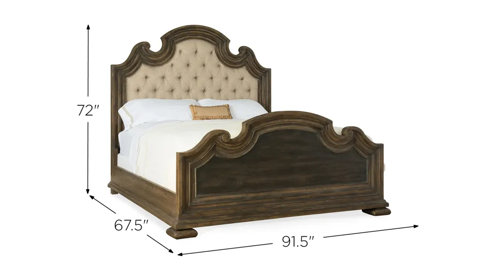 Hill Country Upholstered Bed Dimensions