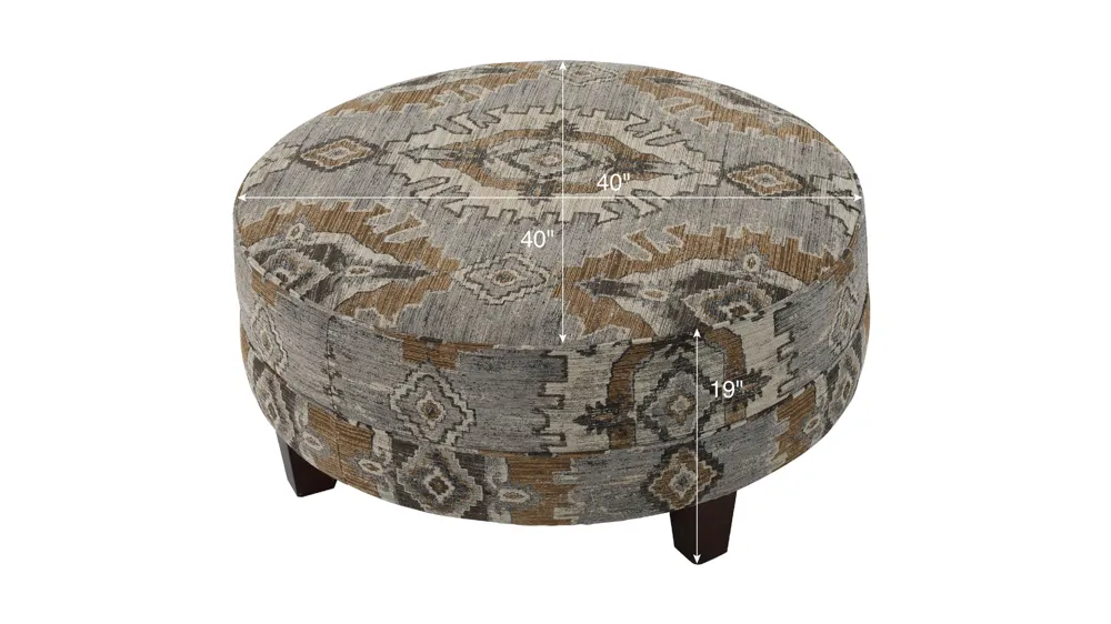 Crestwood Ottoman Dimensions