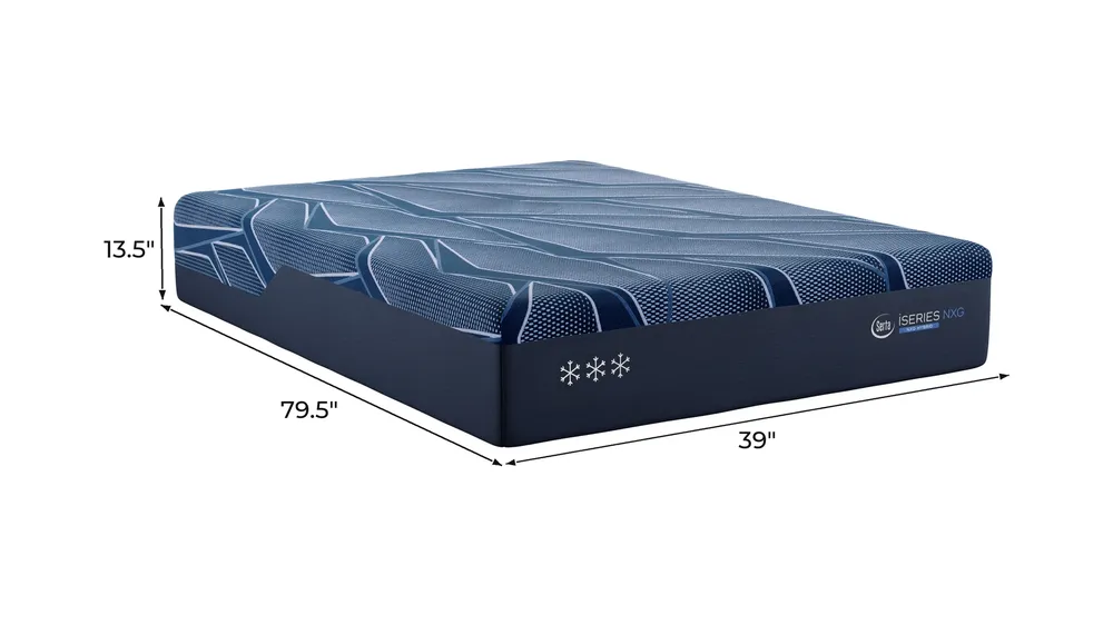 iSeries NXG Hybrid Plush Mattress Dimensions