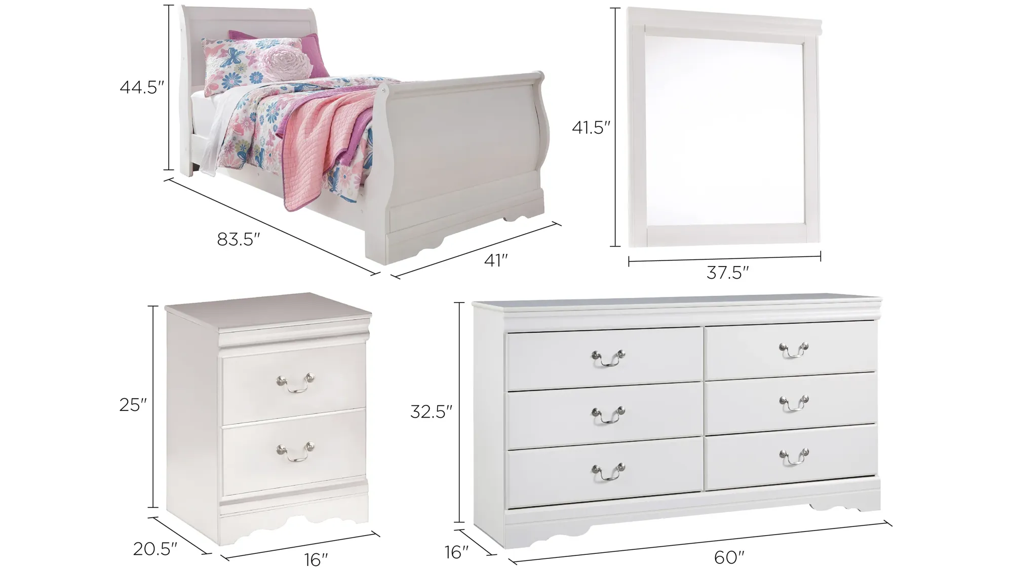 Anarasia 4-pc. Bedroom Set