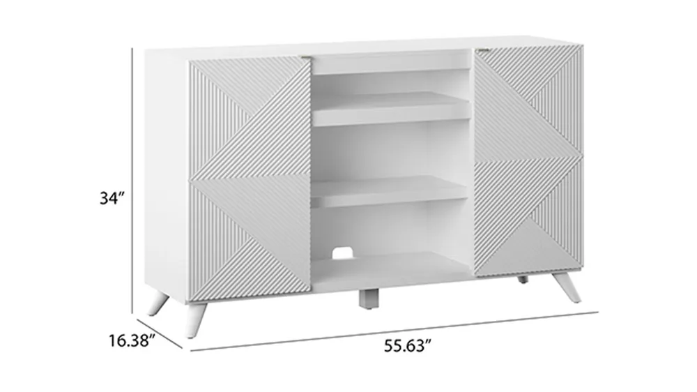 Katalina 60" TV Stand Dimensions