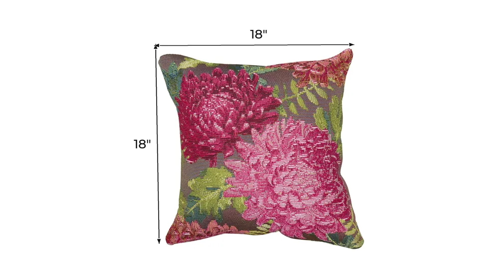 Marina Mums Accent Pillow Dimensions