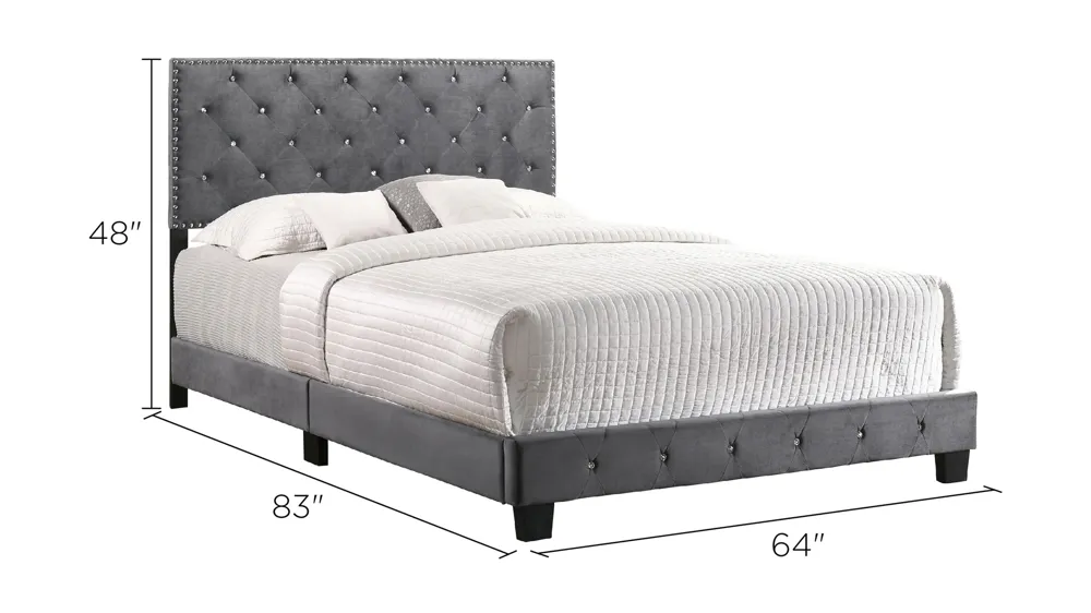 Suffolk Upholstered Panel Bed Dimensions