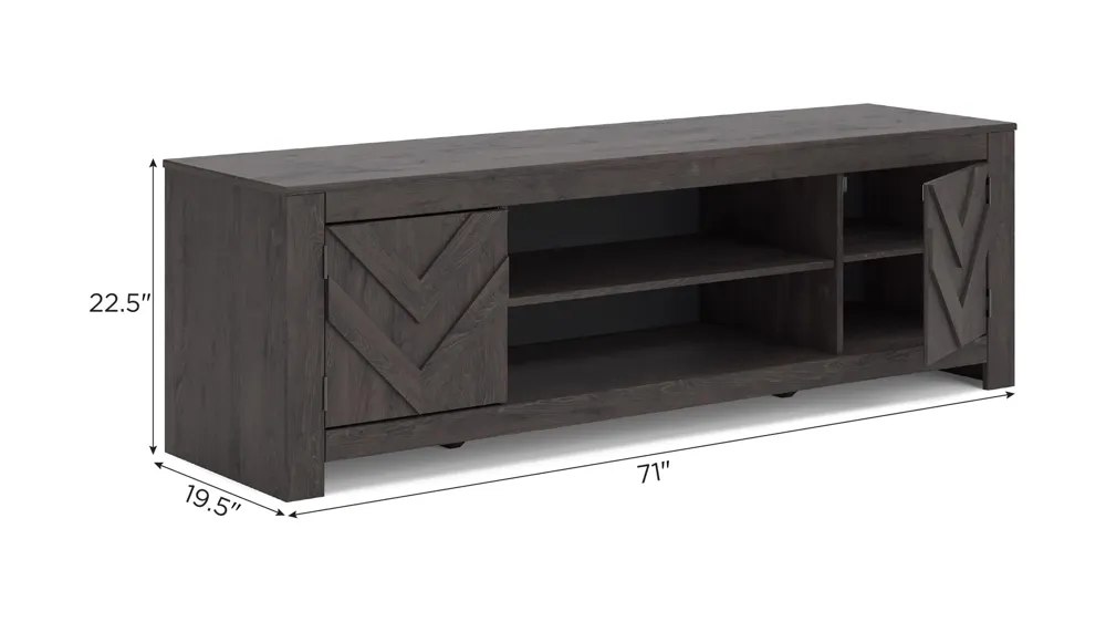 Cayboni TV Stand Dimensions