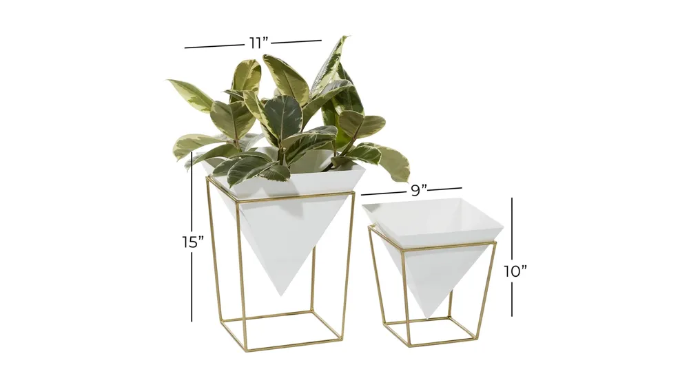CosmoLiving Oisin Planter Set of 2 Dimensions