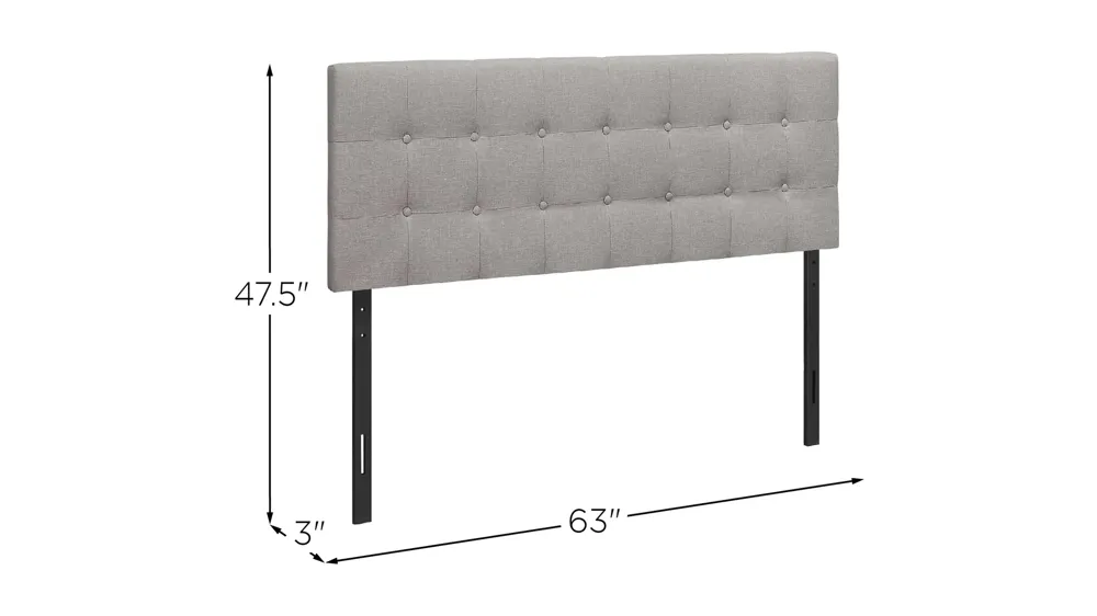 Monarch Specialties Queen HB Dimensions