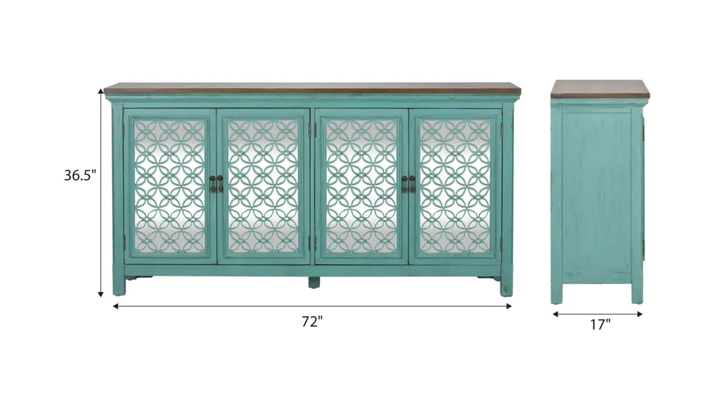 Kensington Accent Credenza Dimensions