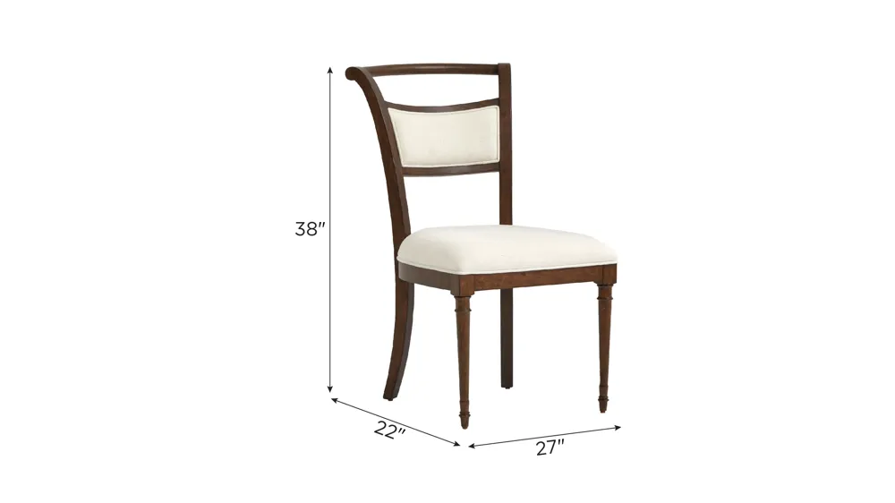 Mairah Side Chair- Set of 2 Dimensions