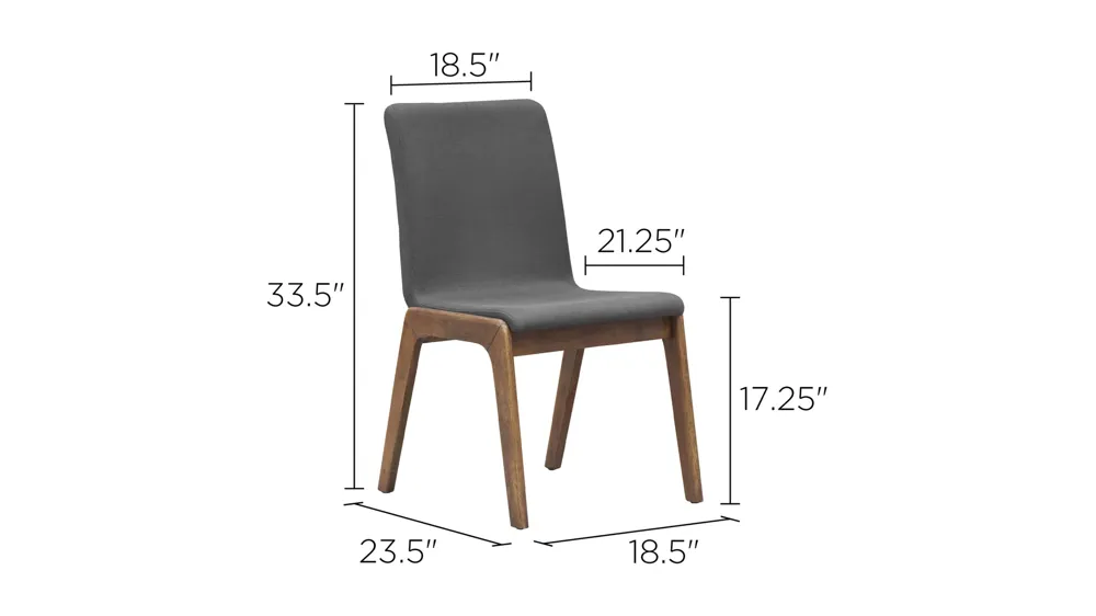 Remix Dining Chair - Set of 2 Dimensions