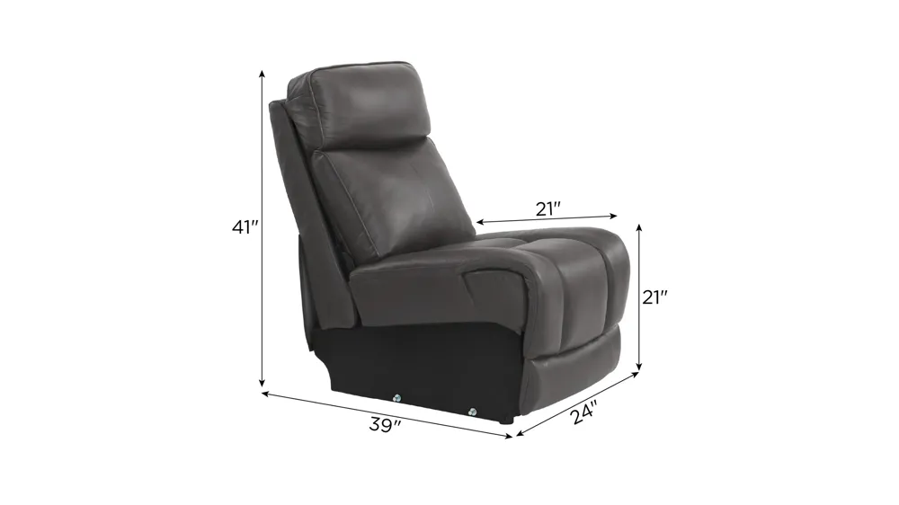 Brooks Armless Chair W/ Drop Down Table Dimensions